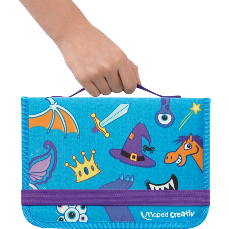 Maped Ensemble de dessin de voyage créatif TRAVEL BOARD, 21 pièces, à partir de 4 ans