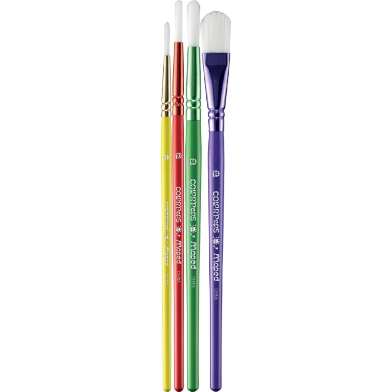 Maped ensemble de crayons de couleur, tiges colorées, 4 pièces