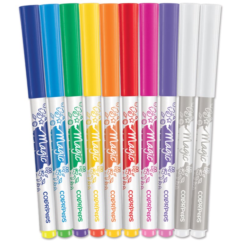 Maped Color'Peps Magic felt-tip pens, magic colour change, set of 10