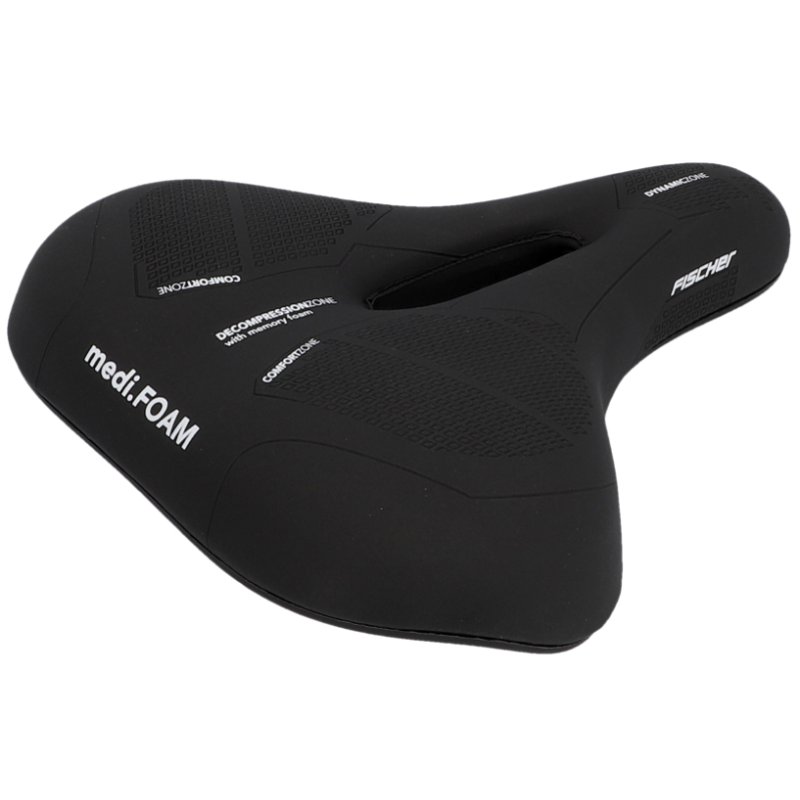 FISCHER bicycle saddle R.E.Med Memory Foam, trekking, ergonomic, memory foam