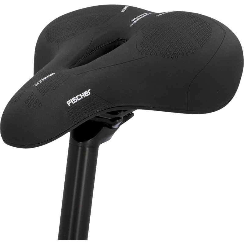 FISCHER touring bicycle saddle R.E.Med, memory foam, ergonomic