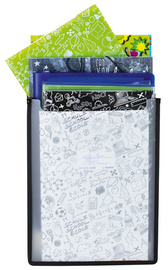 HERMA bewaarbox Flexibel, A4, semi-transparant donkerblauw, 70 mm