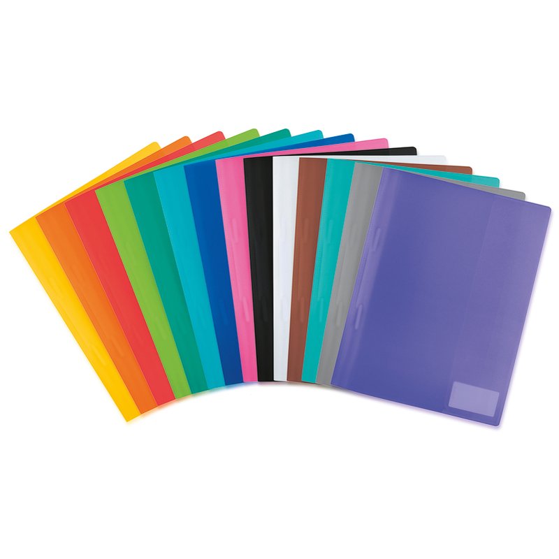 HERMA attache rapide PP A4, transparent, rouge