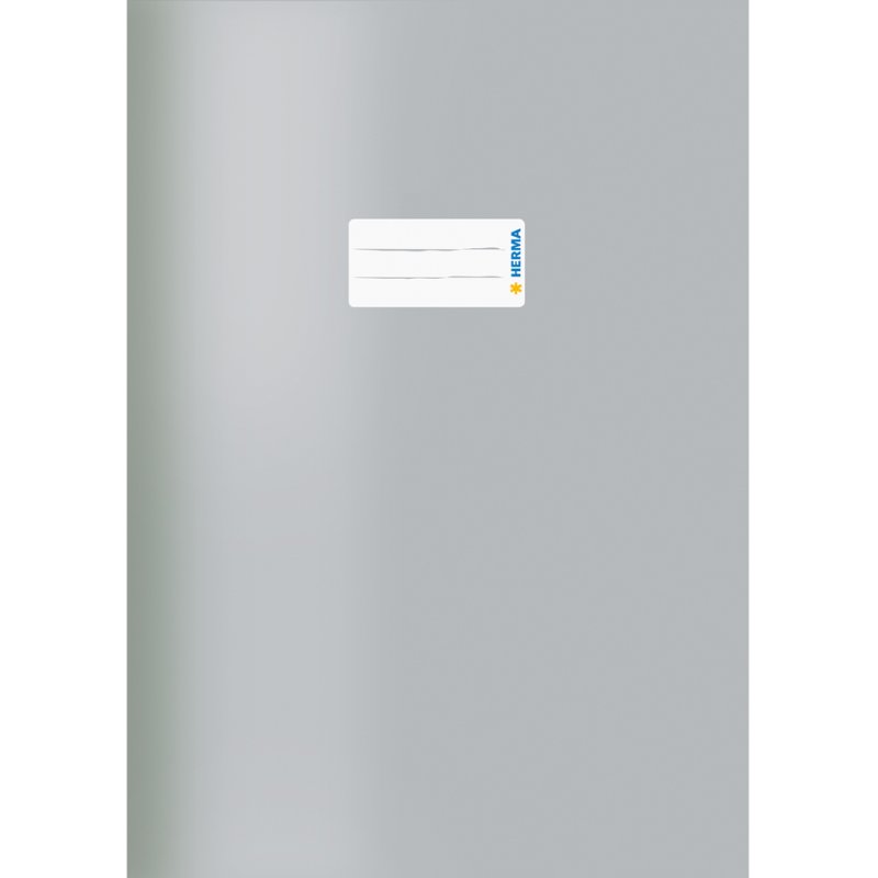 HERMA chemise carton A5, gris, avec étiquette d'étiquetage