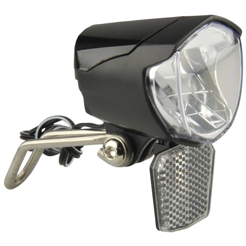 FISCHER Dynamo LED-fietslicht, nabendynamo, met standlicht