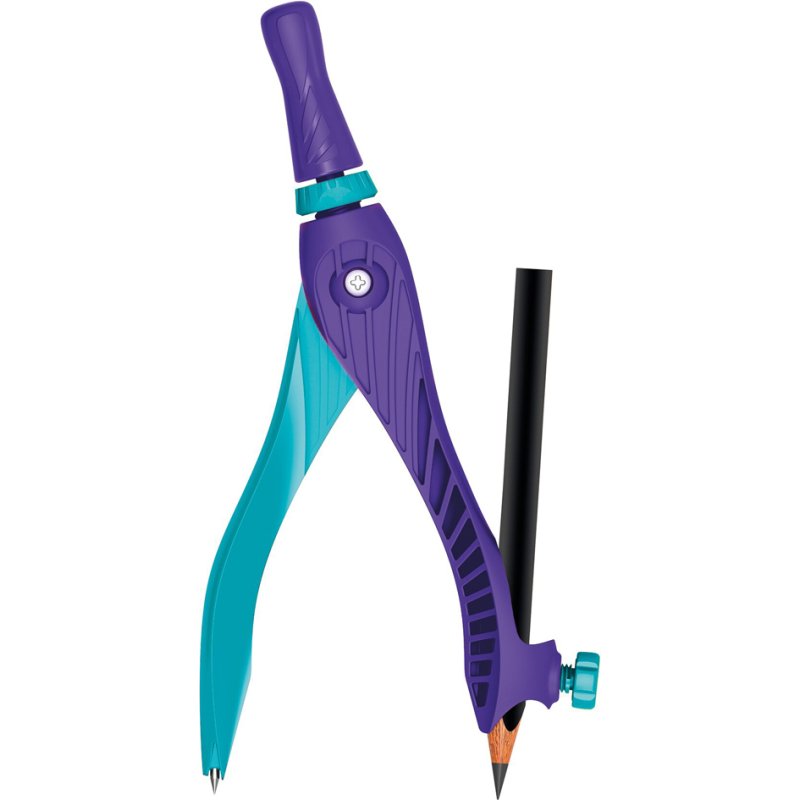 Maped compas Kid'Z 360°, rotatif, coloré, à partir de 6 ans