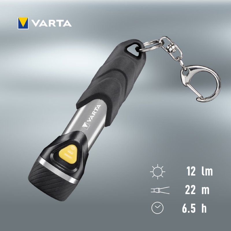 VARTA zaklamp Day Light sleutelhanger LED, 12 lumen, 22 m bereik
