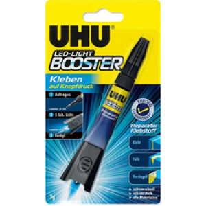UHU reparatielijm LED-Light Booster, UV-lijm, LED-lamp, 3 g tube