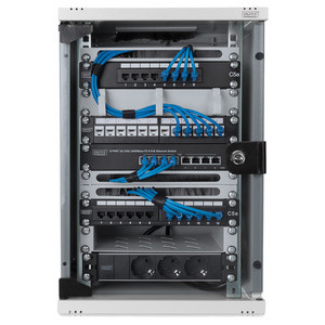 DIGITUS muurverdeler 10 inch, 9 HE, lichtgrijs RAL 7035