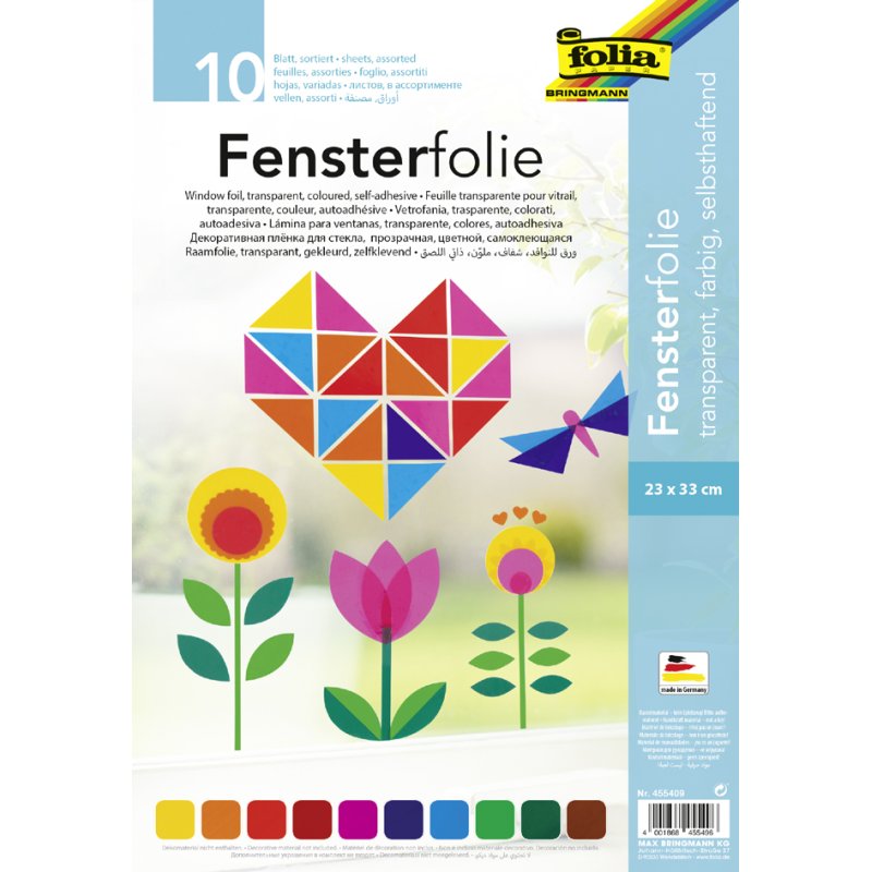 folia raamfolie, zelfklevend, 35×50 cm, 10 vel