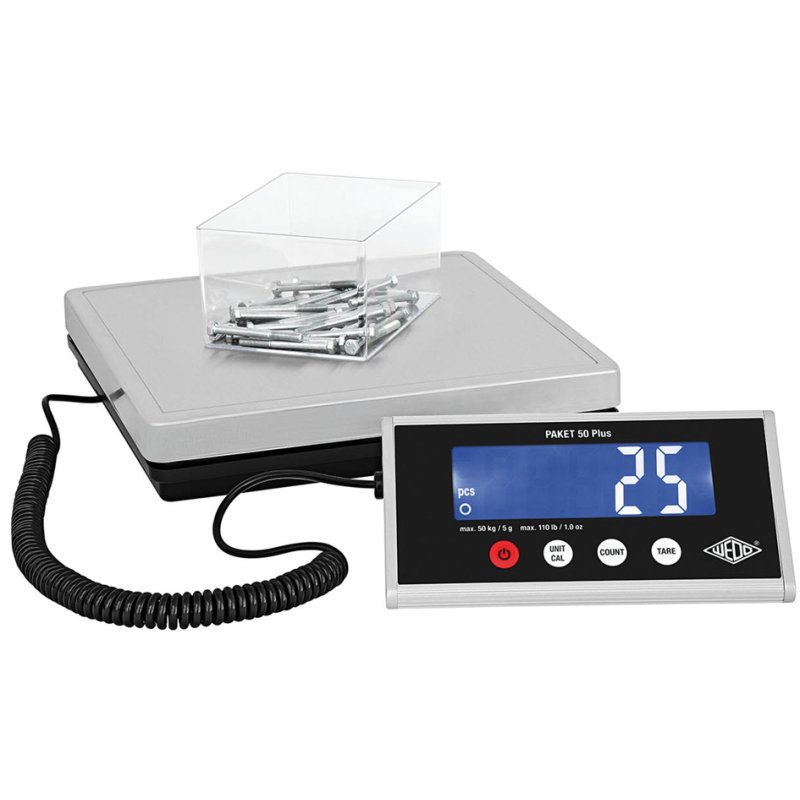 WEDO balance de colis électronique Paket 50 Plus, 50 kg, précision 5 g