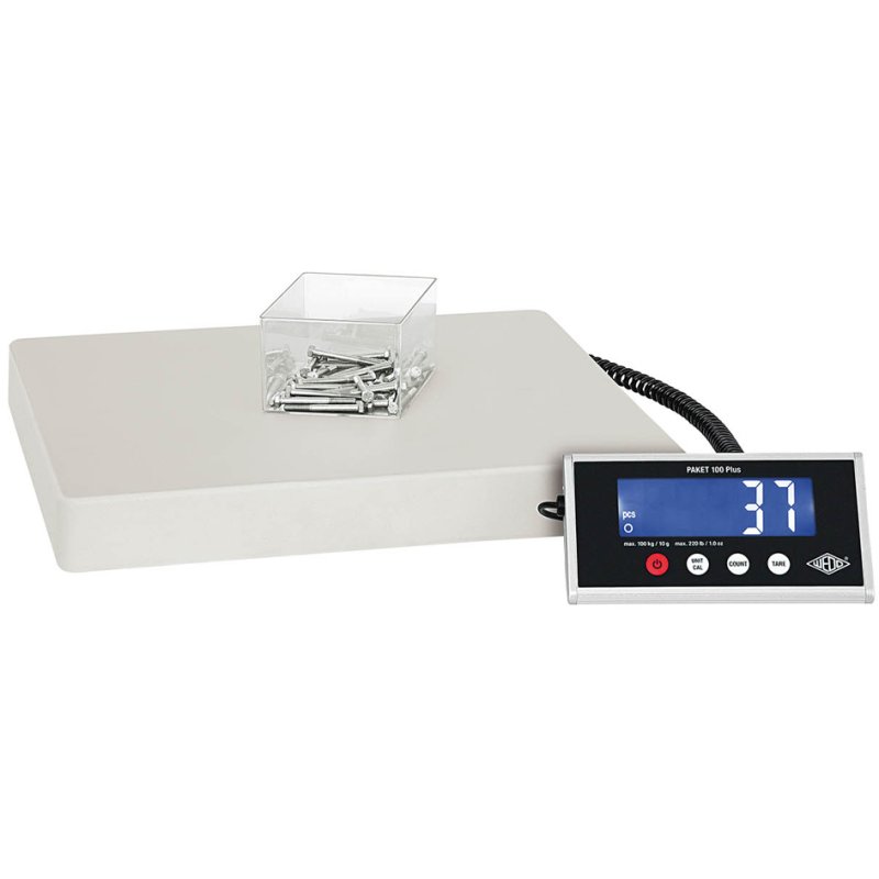 WEDO balance électronique pour colis Paket 100 Plus, 100 kg, 400×400 mm