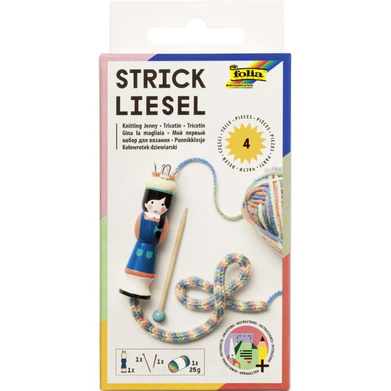 folia breispennetjes, inclusief wol en borduurnaald