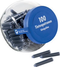 Pelikan navulbare inktpatronen, uitwisbaar, koningsblauw, 30 stuks