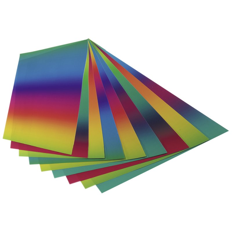 folia regenboogpapier, 225 x 320 mm, 100 g/m², 10 vel
