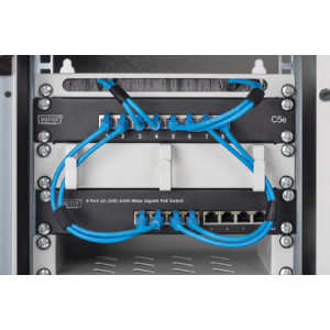 DIGITUS Gigabit Ethernet PoE-switch, 10", 8 poorten