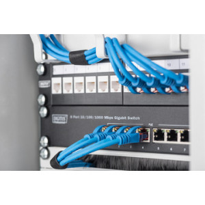 DIGITUS 10 Gigabit switch, 8 poorten, RJ45, 150×250×42 mm