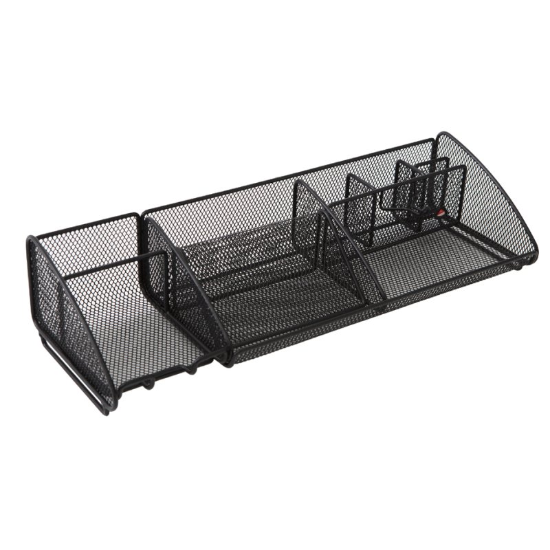 ALBA organisateur de bureau fil métallique, gris, 9 compartiments