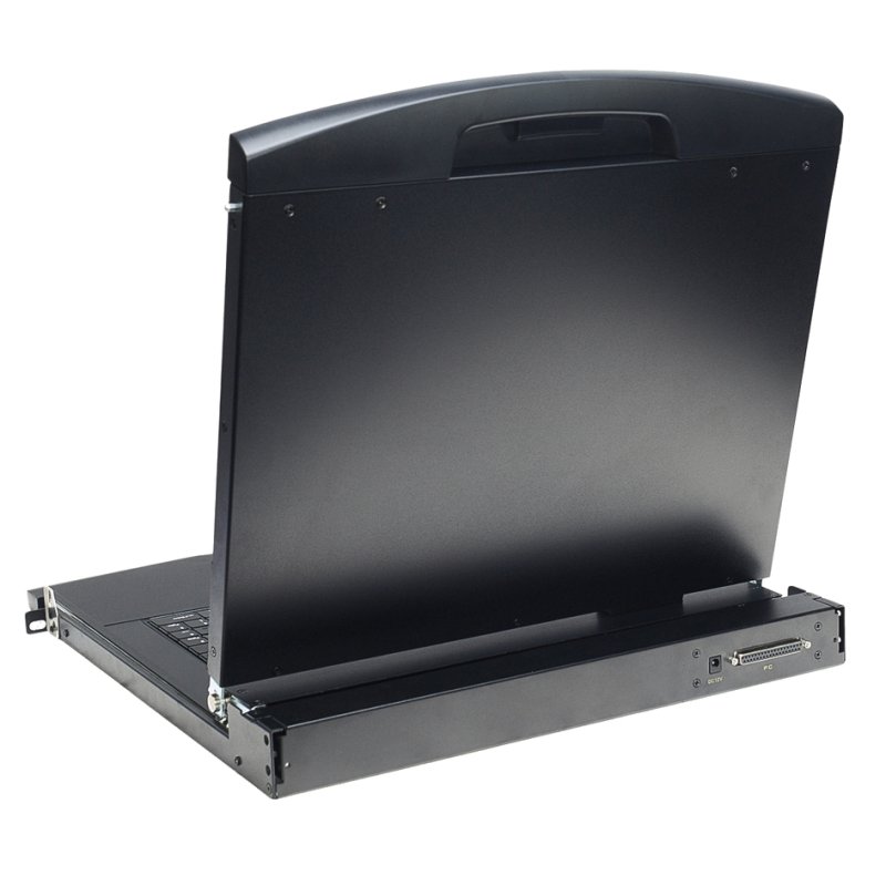 DIGITUS Console modulaire 19" avec commutateur KVM, 8 ports, noir, 1 HE