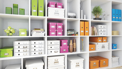LEITZ opbergbox Click & Store WOW Cube L, blauw, 320×360×310 mm