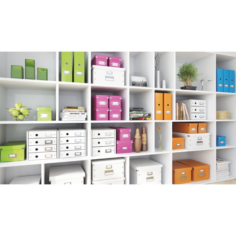 LEITZ boîte de rangement Click & Store WOW Cube L, violet, 320×360×310 mm