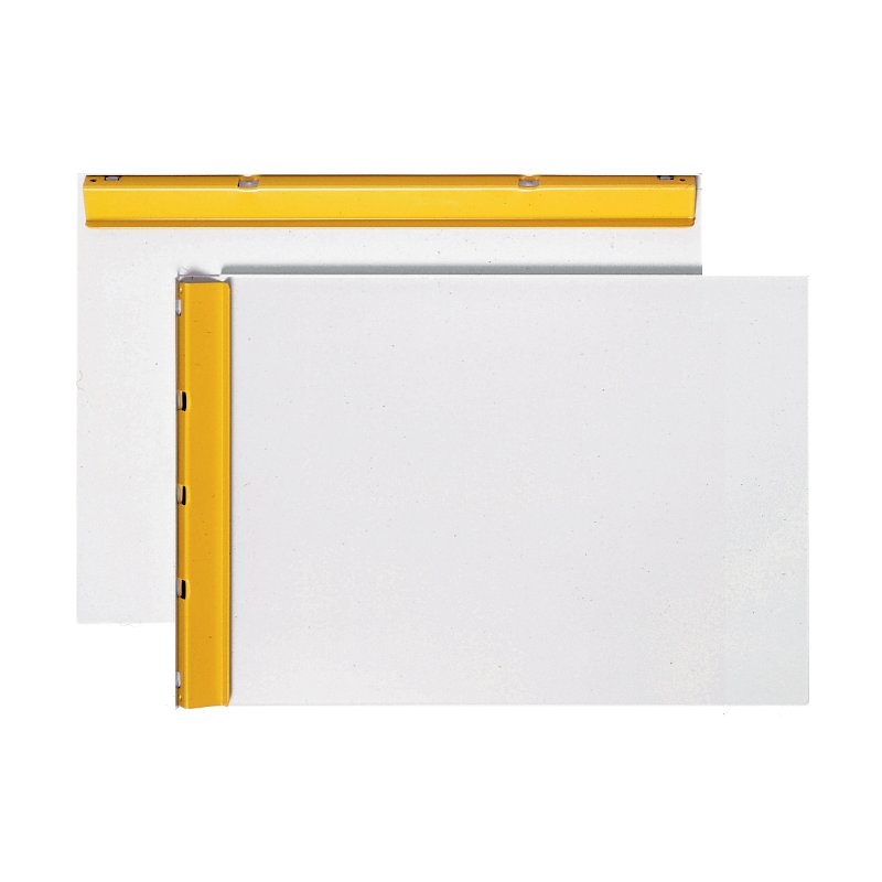 Hansa clipboard, orange clip, 10 mm capacity, 215 x 320 mm