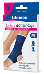 Lifemed sportbandage enkelsteun, maat M, 65% polyester, 240 mm