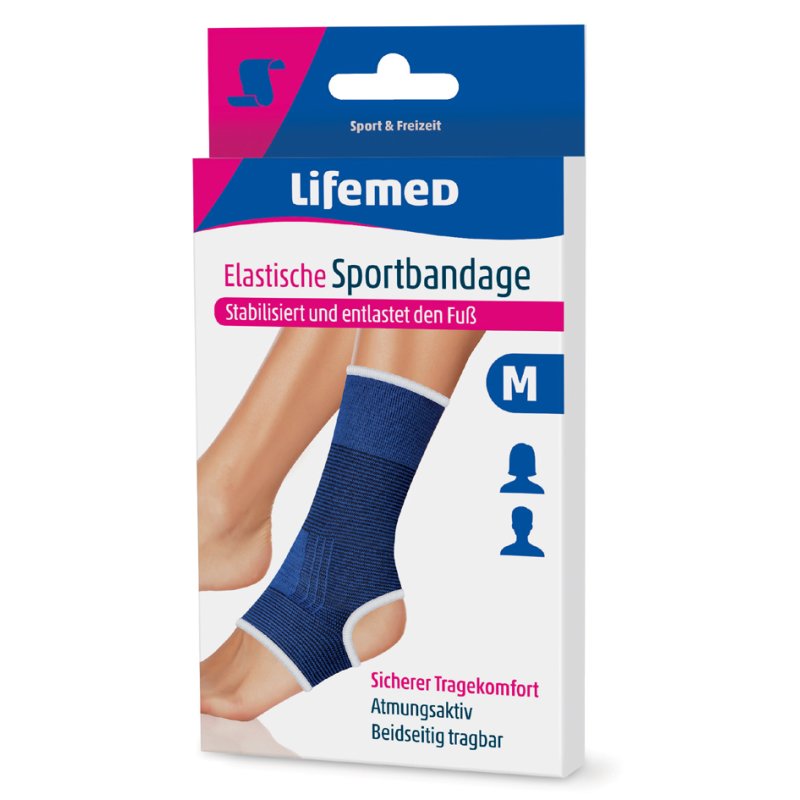 Lifemed bandage de sport cheville, taille XL, 240×110-117 mm