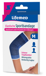 Lifemed sportbandage elleboog, maat S, 220 mm, elastisch