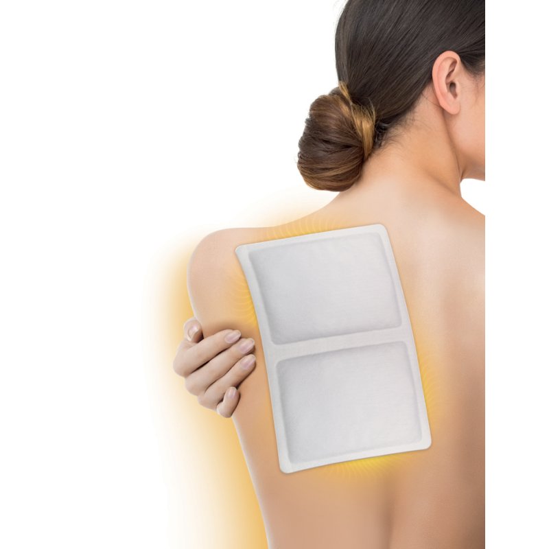 Lifemed coussins thermiques auto-adhésifs, 190 × 130 mm, blanc
