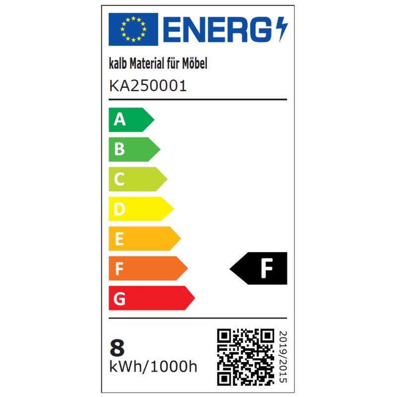 kerkmann Ensemble d'éclairage LED comptoir BARI/Atlantis, 1,6 m, 7,7 watt, blanc neutre