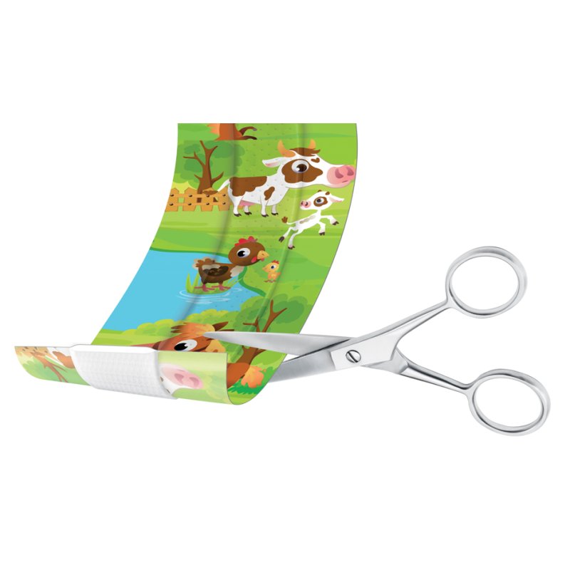 Lifemed pansement enfant ferme animalière, matériau PE, 2×250 mm, imperméable