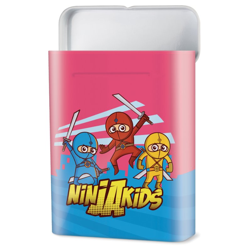 Lifemed pansements Ninja's, boîte métallique, 60×17 mm, 40 pièces