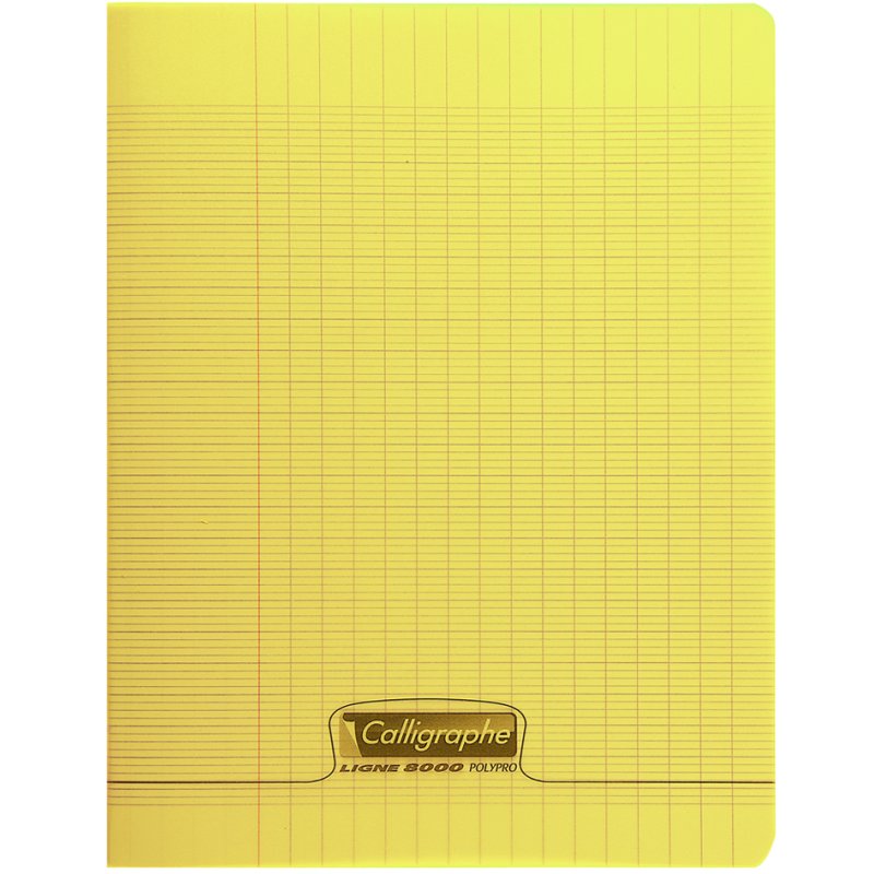 Calligraphe cahier de calligraphie, Séyès, 170×220 mm, jaune