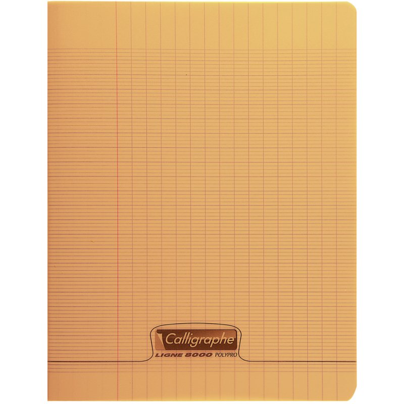 Calligraphe cahier de calligraphie, Séyès, 170×220 mm, jaune