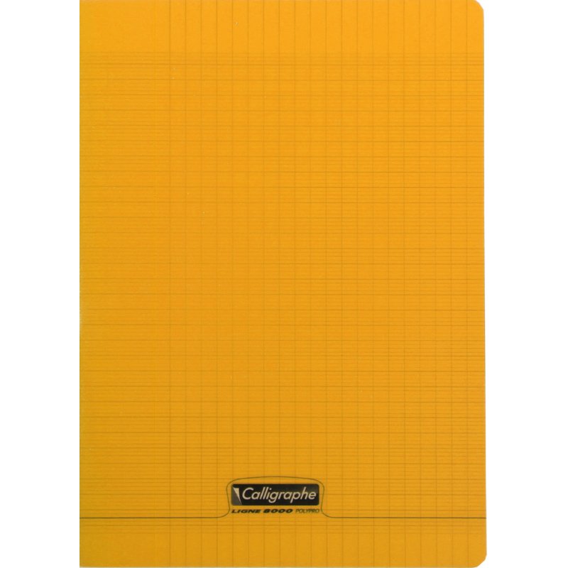 Calligraphe cahier de calligraphie, 240×320 mm, jaune, 48 pages