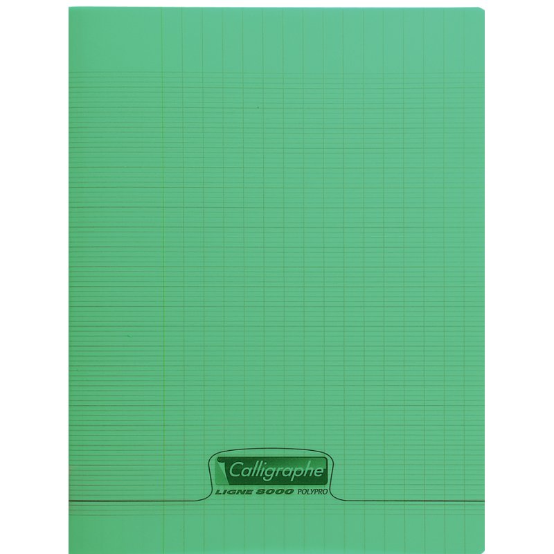Calligraphe cahier de calligraphie, 240×320 mm, jaune, 48 pages