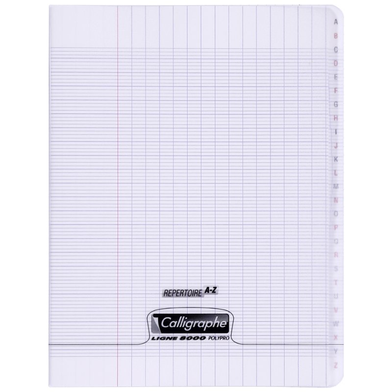 Calligraphe cahier de calligraphie 8000 POLYPRO, transparent, 170×220 mm, 96 pages