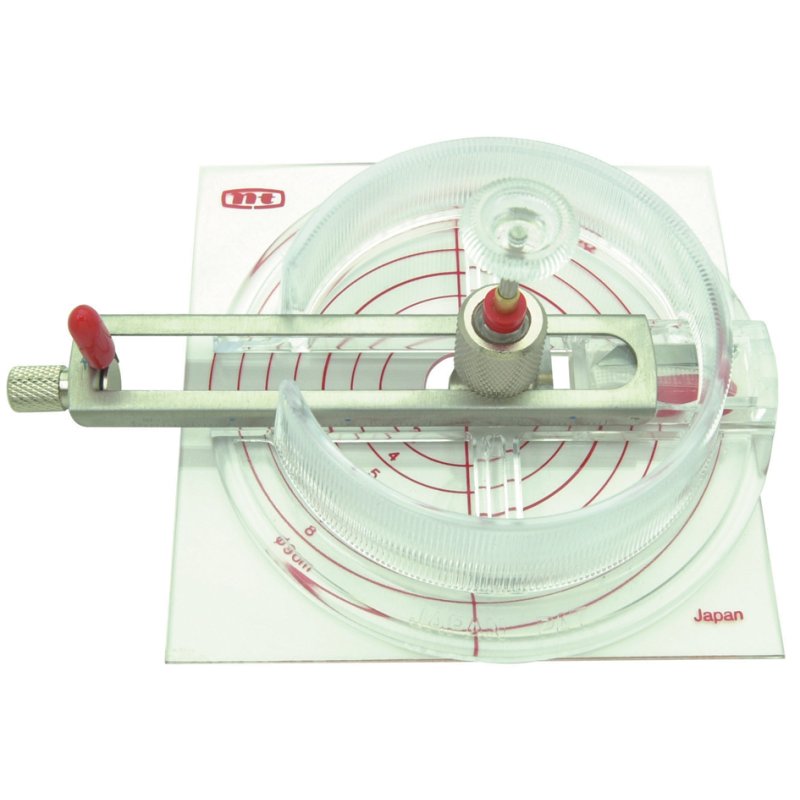 NT Cutter circle cutter, 18-170 mm, transparent plastic