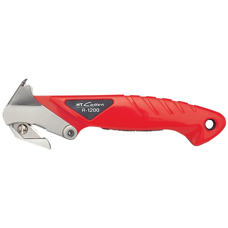 NT Cutter pakketopener R-1200P, kunststof, rood, inclusief 3 klingen