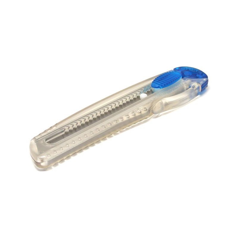 NT Cutter couteau à lames rétractables professionnel, 18 mm, orange transparent