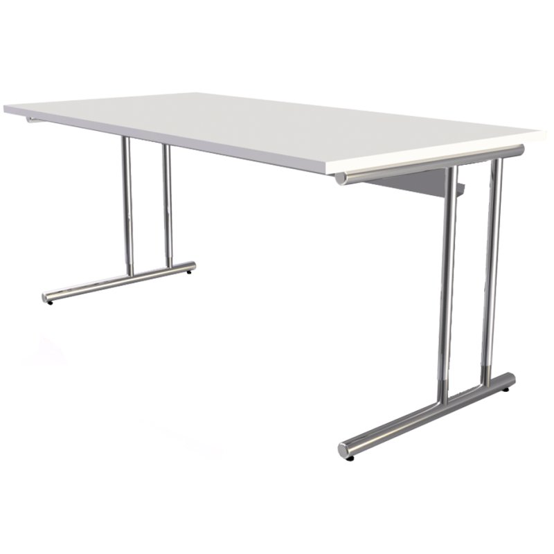 Kerkmann bureau ARTLINE, réglable en hauteur, blanc, 120×80 cm
