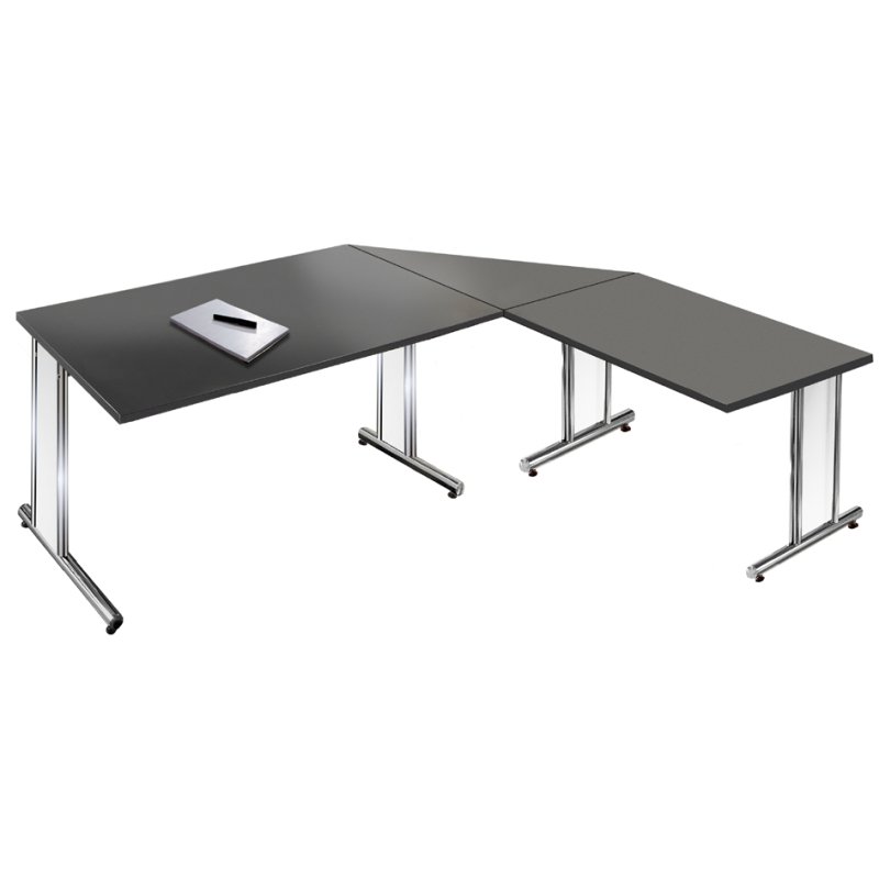 Kerkmann bureau ARTLINE, réglable en hauteur, blanc, 120×80 cm