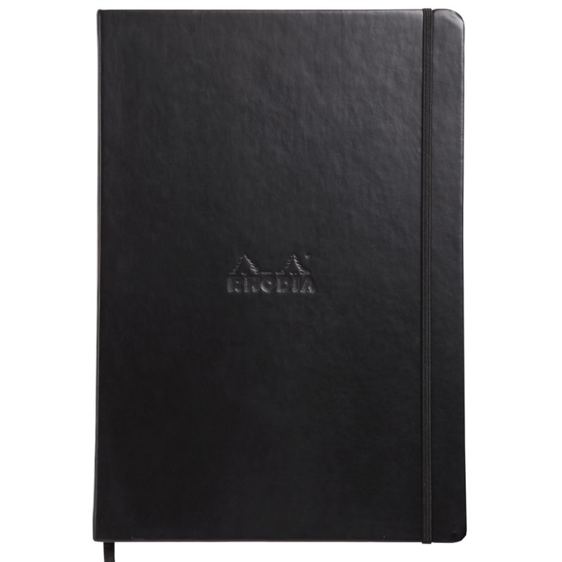 RHODIA carnet Webnotebook A5, noir, pointillés, 96 feuilles