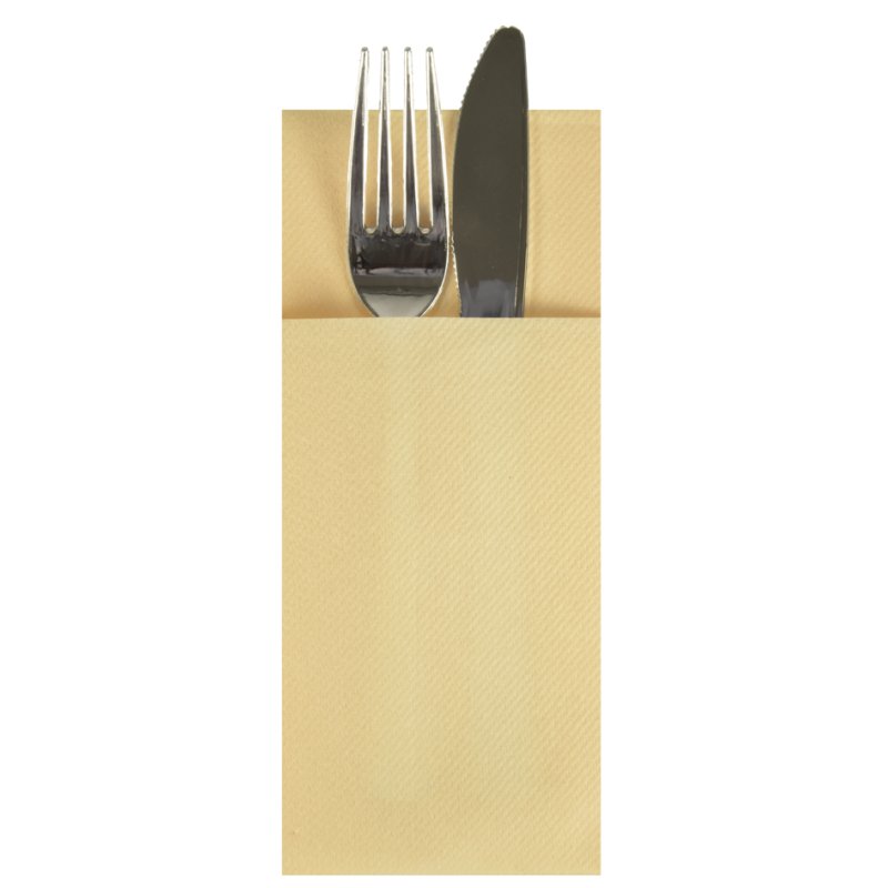 STARPAK serviette en pochette, 1/8-pli, blanc, 480 pièces
