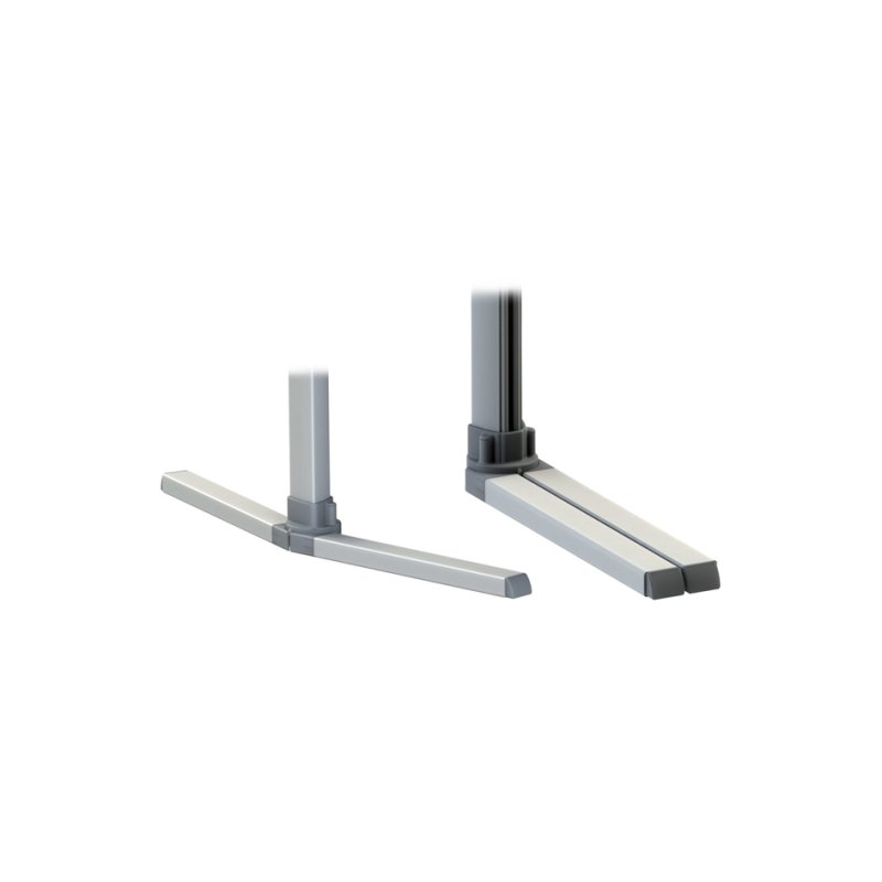 FRANKEN table de modération PRO, pliable, 2×750×1500 mm, feutre bleu