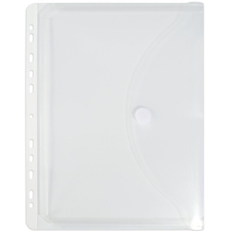 Oxford document folders with pleats A4, PP 0.2 mm, transparent, 10 pieces