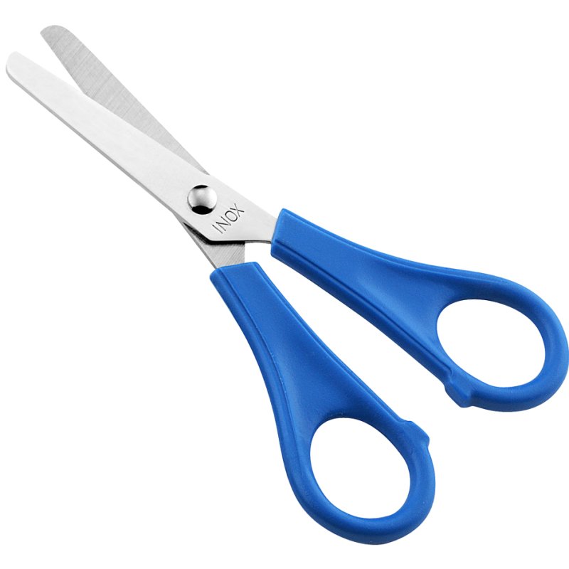 Wonday ciseaux de bricolage ronds, petites mains, 130 mm, poignées colorées