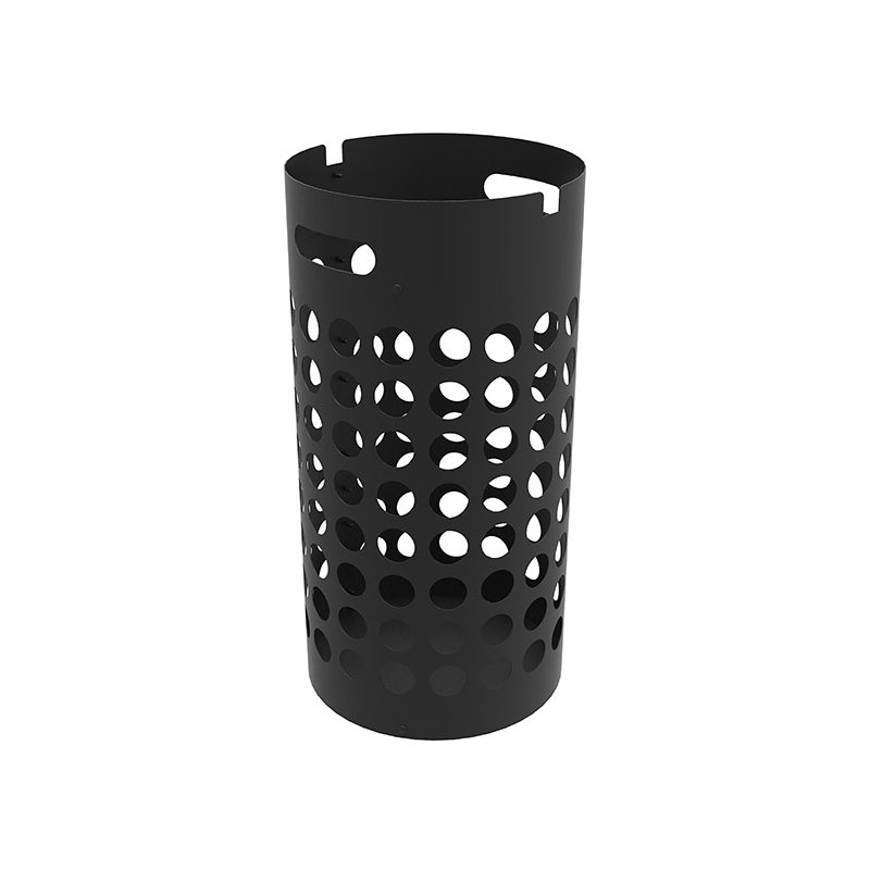 UNiLUX paraplustandaard SLIM, kunststof, zwart, 260×500 mm
