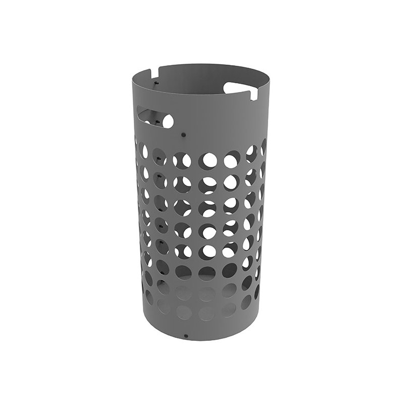 UNiLUX parasol stand SLIM, plastic, black, 260×500 mm